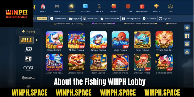 About the Fishing WINPH Lobby