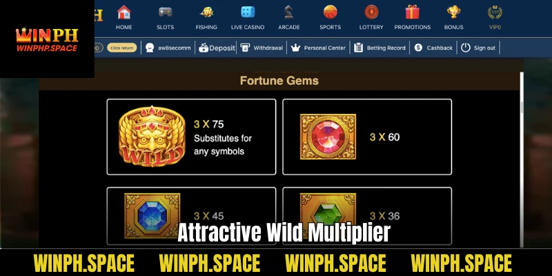 Attractive Wild Multiplier