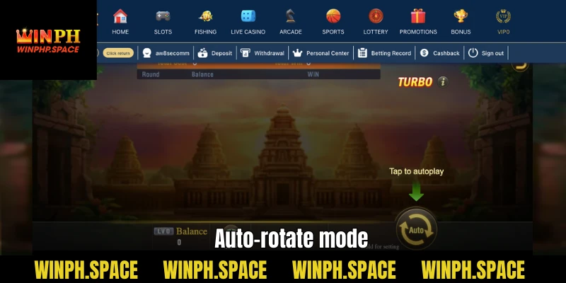 Auto-rotate mode