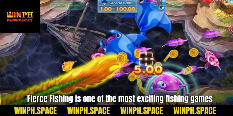 Fierce Fishing is one of the most exciting fishing games
