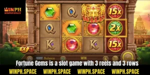 Fortune Gems is a slot game with 3 reels and 3 rows