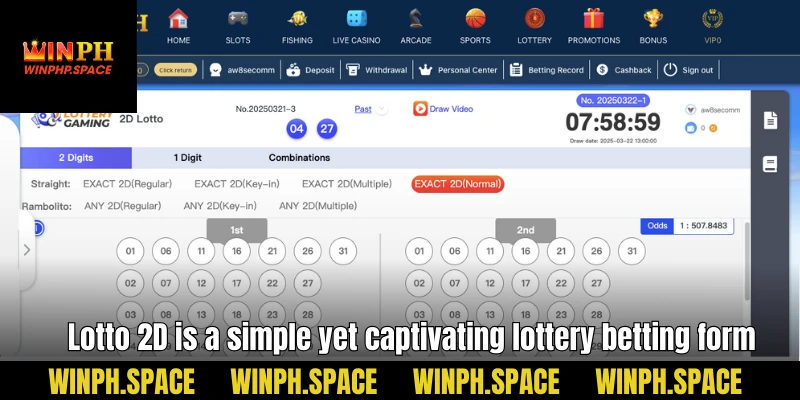 Lotto 2D is a simple yet captivating lottery betting form