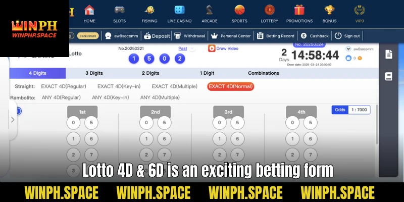 Lotto 4D & 6D is an exciting betting form
