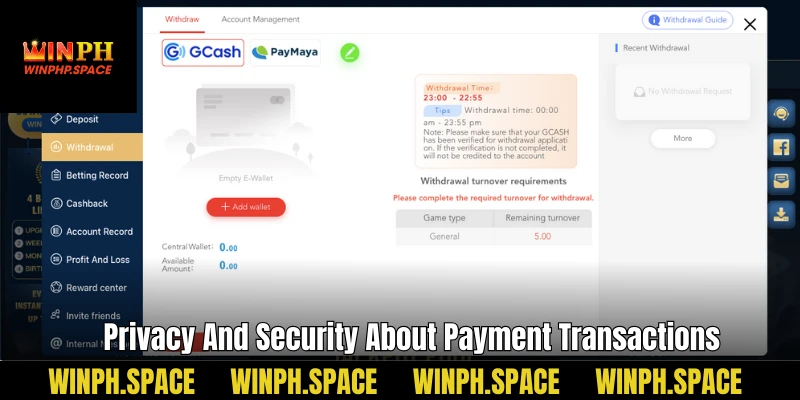 Privacy And Security About Payment Transactions