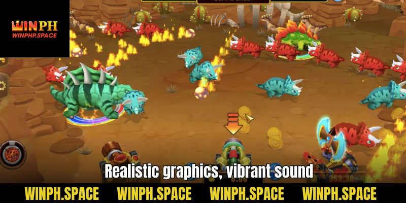 Realistic graphics, vibrant sound