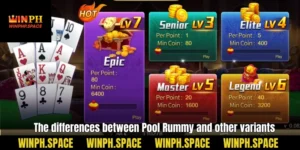 The differences between Pool Rummy and other variants