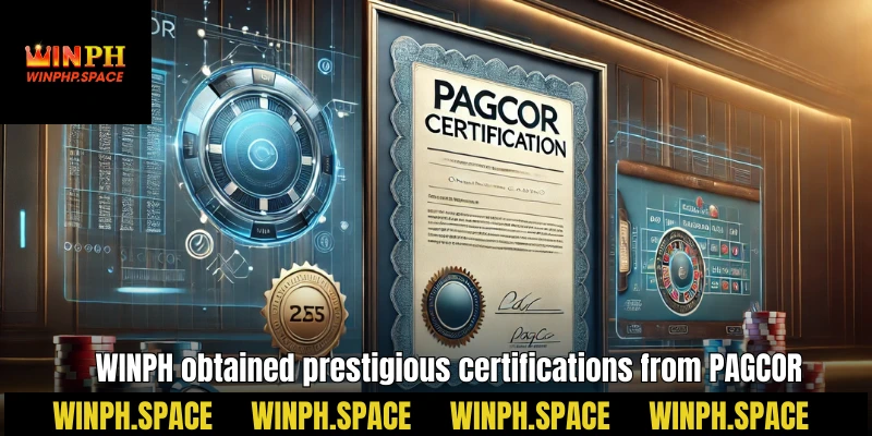 WINPH obtained prestigious certifications from PAGCOR